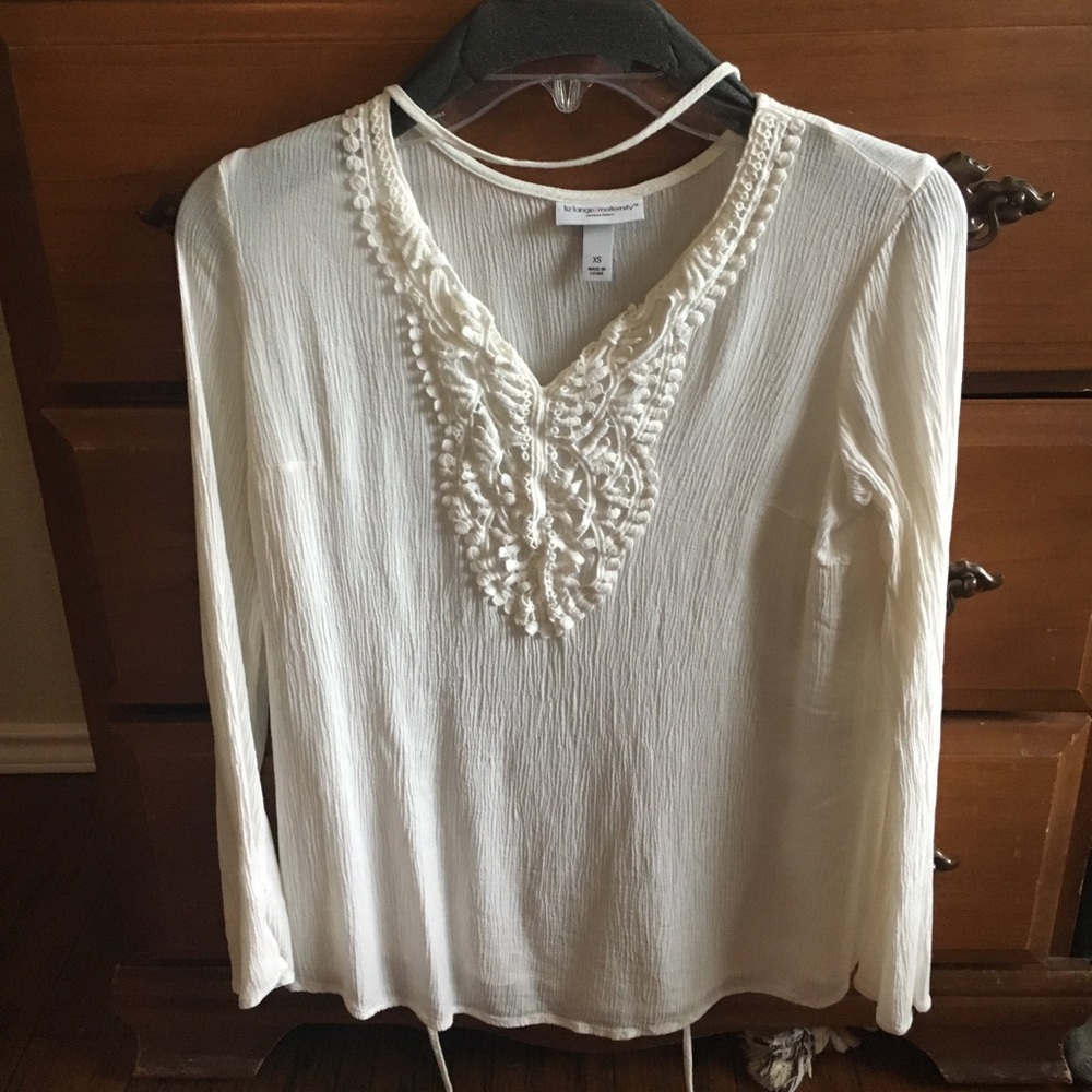 Liz L’ange maternity shirt